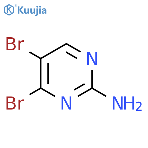 4,5-Dibromopyrimidin-2-amine structure