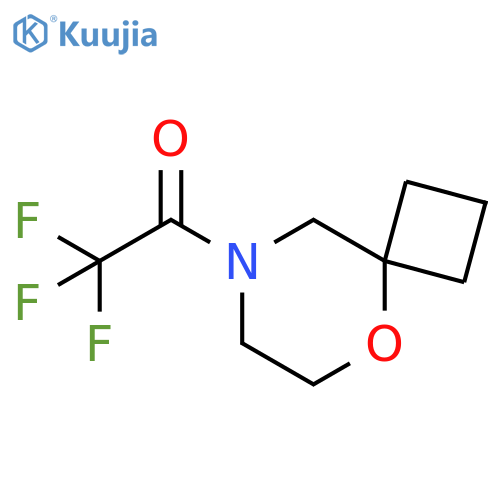 2,2,2-trifluoro-1-{5-oxa-8-azaspiro[3.5]nonan-8-yl}ethan-1-one structure