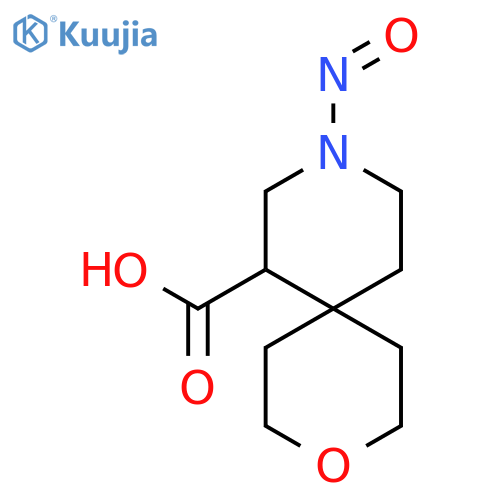 9-nitroso-3-oxa-9-azaspiro5.5undecane-7-carboxylic acid structure