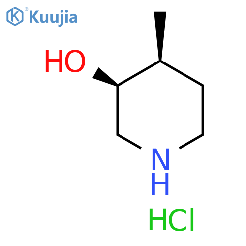(3S,4S)-3-Methoxy-4-methyl-piperidine hydrochloride structure