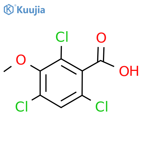 2,4,6-Trichloro-3-methoxybenzoic acid structure