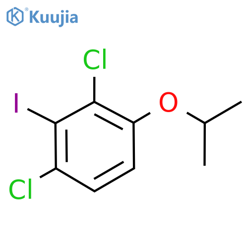 Benzene, 1,​3-​dichloro-​2-​iodo-​4-​(1-​methylethoxy)​- structure