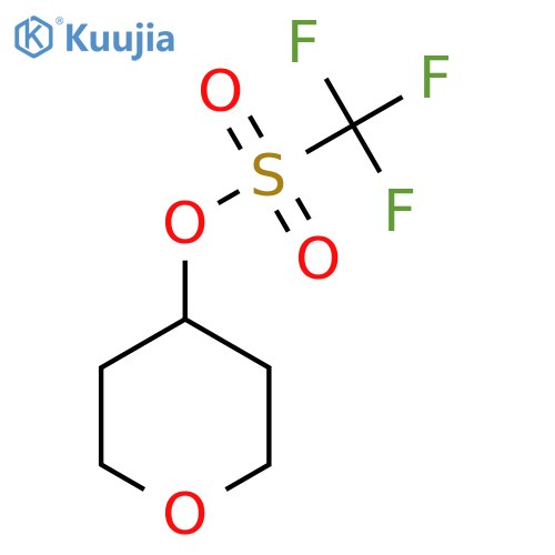 oxan-4-yl trifluoromethanesulfonate structure