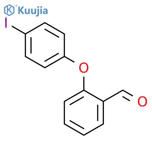 2-(4-Iodophenoxy)benzenecarbaldehyde structure