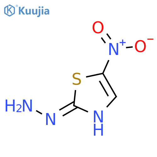 2(3H)-Thiazolone, 5-nitro-, hydrazone structure
