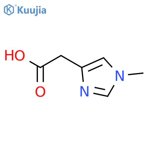 2-(1-methylimidazol-4-yl)acetic acid structure
