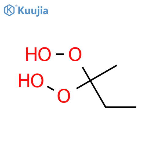 Hydroperoxide,1,1'-(1-methylpropylidene)bis- structure