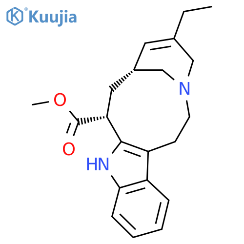 Methyl (13R,15R)-17-ethyl-1,11-diazatetracyclo[13.3.1.04,12.05,10]nonadeca-4(12),5,7,9,16-pentaene-13-carboxylate structure
