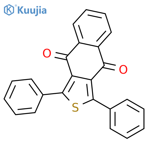 Naphtho[2,3-c]thiophene-4,9-dione, 1,3-diphenyl- structure