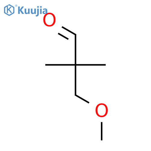 3-Methoxy-2,2-dimethylpropanal structure