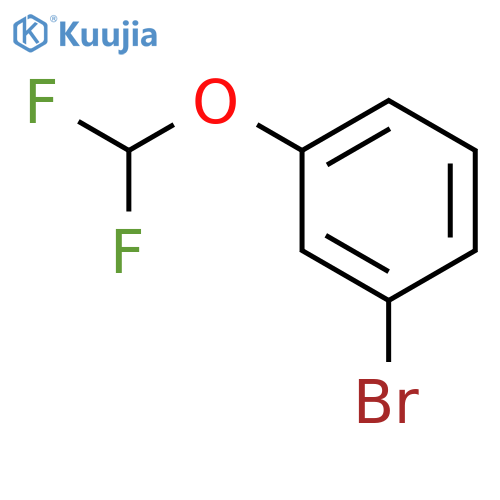 1-Bromo-3-(difluoromethoxy)benzene structure