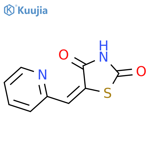 2,4-Thiazolidinedione, 5-(2-pyridinylmethylene)- structure