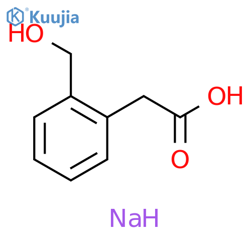 sodium 2-2-(hydroxymethyl)phenylacetate structure