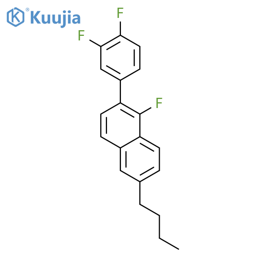 Naphthalene, 6-butyl-2-(3,4-difluorophenyl)-1-fluoro- structure