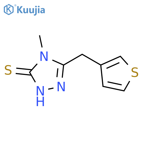 4-Methyl-3-(thien-3-yl)methyl-5-thio-4H-1,2,4-triazole structure