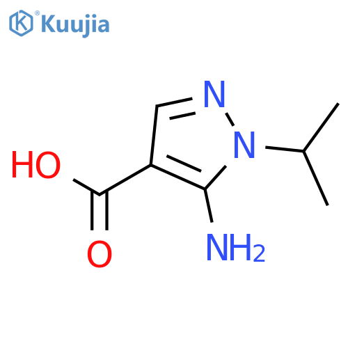 5-amino-1-(propan-2-yl)-1H-pyrazole-4-carboxylic acid structure