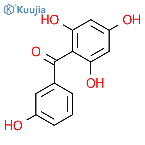 (3-Hydroxyphenyl)(2,4,6-trihydroxyphenyl)methanone structure