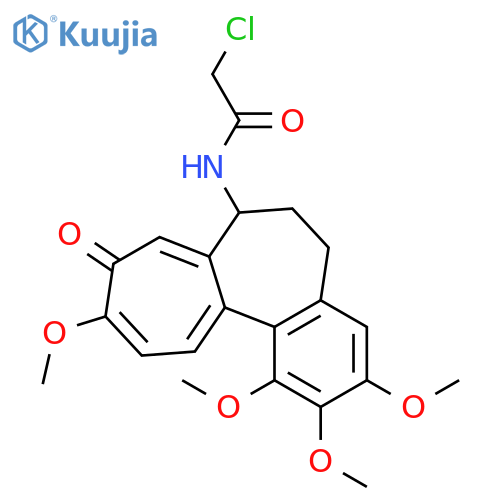 Acetamide,2-chloro-N-[(7S)-5,6,7,9-tetrahydro-1,2,3,10-tetramethoxy-9-oxobenzo[a]heptalen-7-yl]- structure