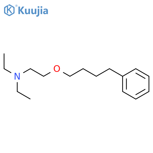 Ethanamine,N,N-diethyl-2-(4-phenylbutoxy)- structure