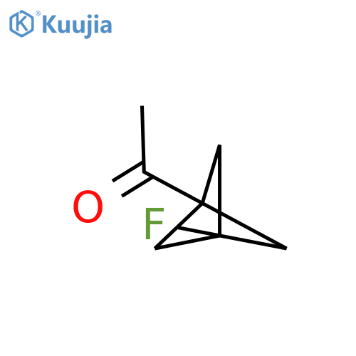 1-{3-fluorobicyclo[1.1.1]pentan-1-yl}ethan-1-one structure