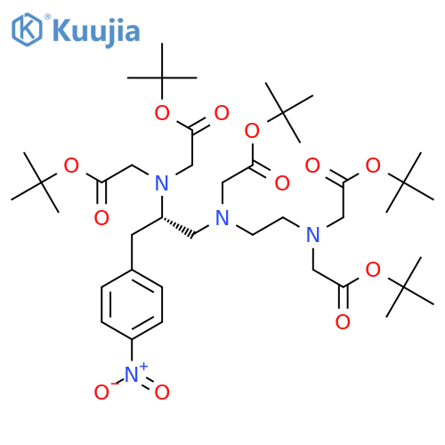 (S)-2-(4-Nitrobenzyl)-diethylenetriamine penta-t-butyl acetate structure
