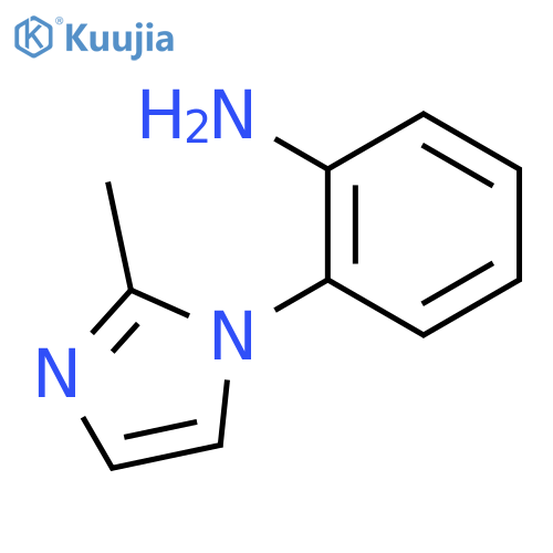 2-(2-methyl-1H-imidazol-1-yl)aniline structure