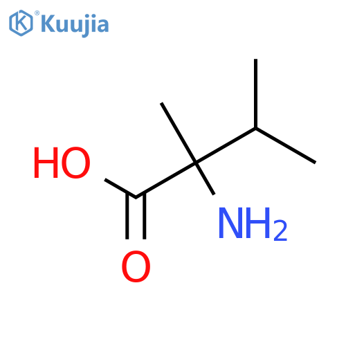 2-Amino-2,3-dimethylbutanoic Acid structure