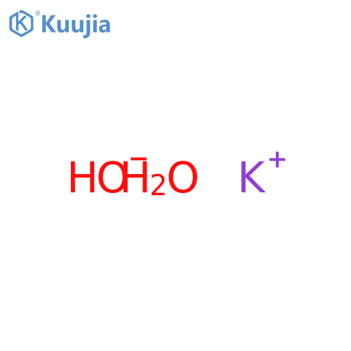 Potassium hydroxide(K(OH)), monohydrate (9CI) structure