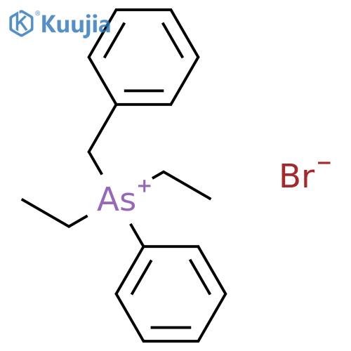 Arsonium, diethylphenyl(phenylmethyl)-, bromide structure