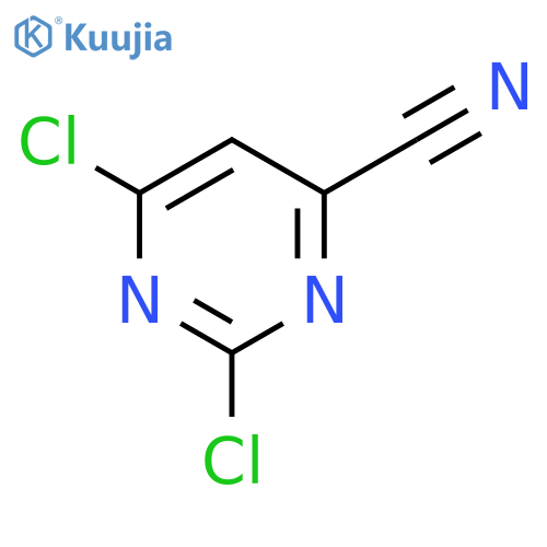2,6-Dichloropyrimidine-4-carbonitrile structure