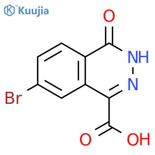 1-Phthalazinecarboxylic acid, 7-bromo-3,4-dihydro-4-oxo- structure