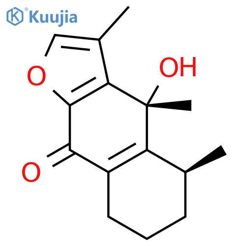 Naphtho[2,3-b]furan-9(4H)-one,5,6,7,8-tetrahydro-4-hydroxy-3,4,5-trimethyl-, (4R,5S)- structure