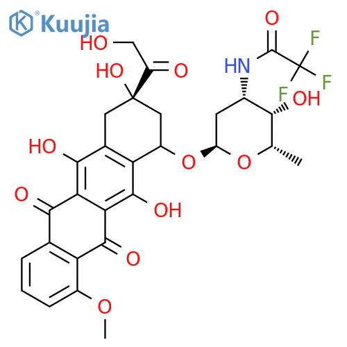 N-Trifluoroacetyl Doxorubicin structure