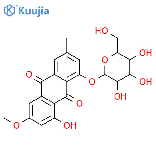 Physion 8-O-β-D-glucoside structure