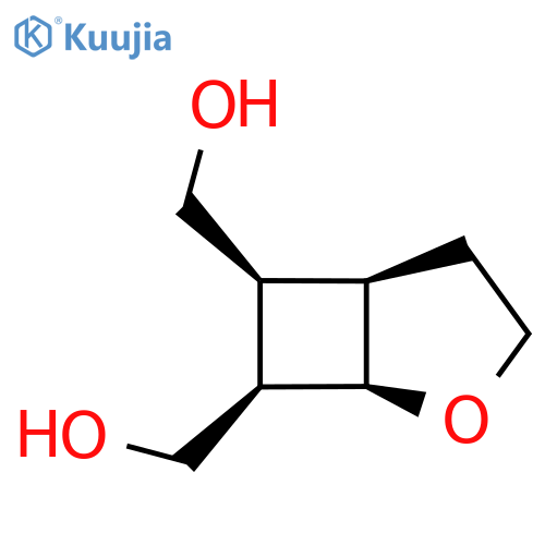 rac-[(1R,5R,6S,7R)-6-(hydroxymethyl)-2-oxabicyclo[3.2.0]heptan-7-yl]methanol structure