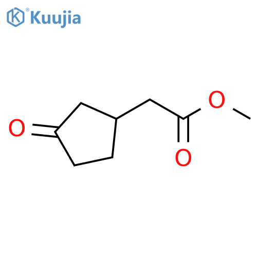 Methyl 2-(3-oxocyclopentyl)acetate structure