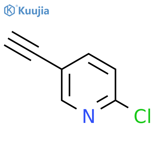 2-Chloro-5-ethynylpyridine structure