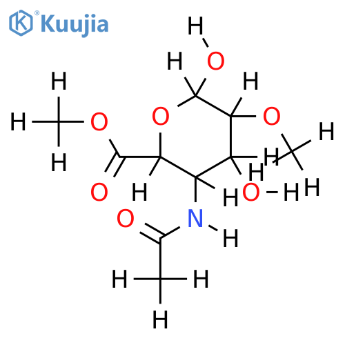 Me glycoside,Me ester,N-Ac-alpha-D-Pyranose-4-Amino-4-deoxyglucuronic acid structure