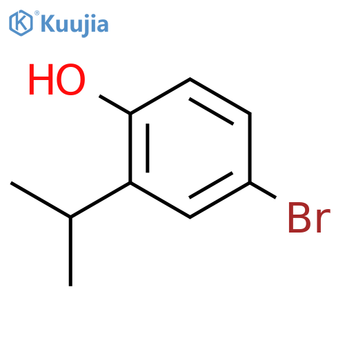 4-Bromo-2-(1-methylethyl)phenol structure