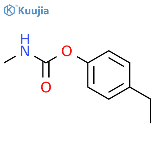 Phenol, 4-ethyl-,1-(N-methylcarbamate) structure