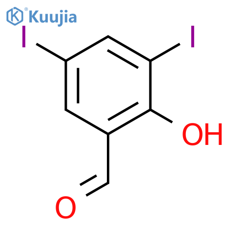 3,5-Diiodosalicylaldehyde structure