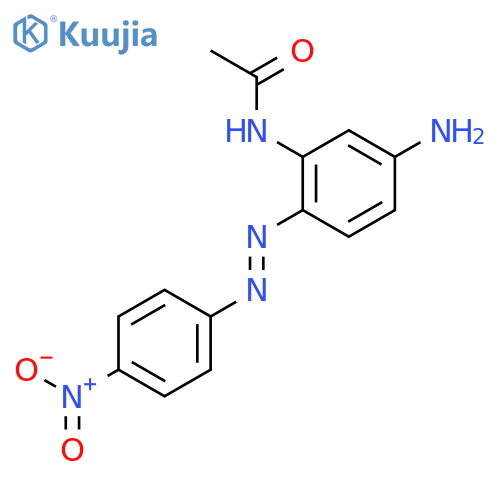 Acetamide,N-[5-amino-2-[2-(4-nitrophenyl)diazenyl]phenyl]- structure