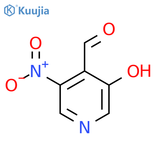 4-Pyridinecarboxaldehyde, 3-hydroxy-5-nitro- structure