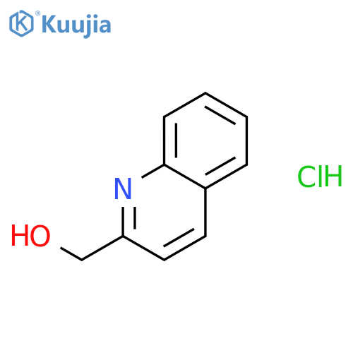 Quinolin-2-ylmethanol hydrochloride structure