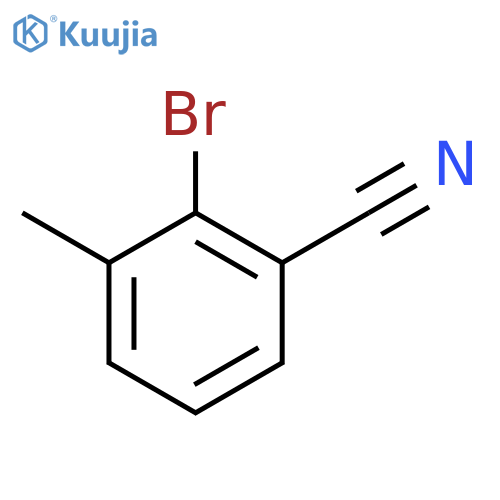 2-Bromo-3-methylbenzonitrile structure