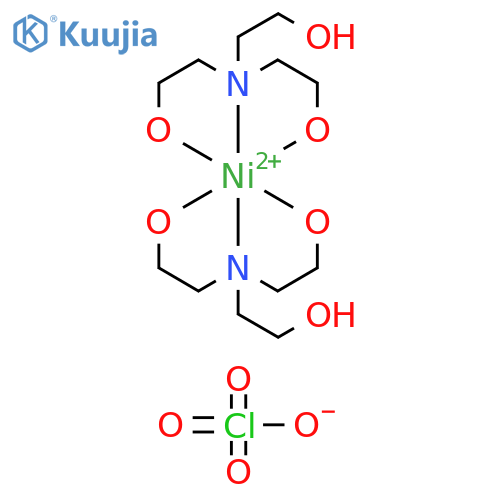 2-[bis(2-hydroxyethyl)amino]ethanol;nickel(2+);perchloric Acid structure