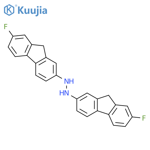 Hydrazine,1,2-bis(7-fluorofluoren-2-yl)- (8CI) structure