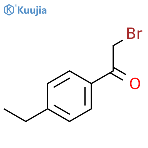 2-Bromo-1-(4-ethylphenyl)ethanone structure