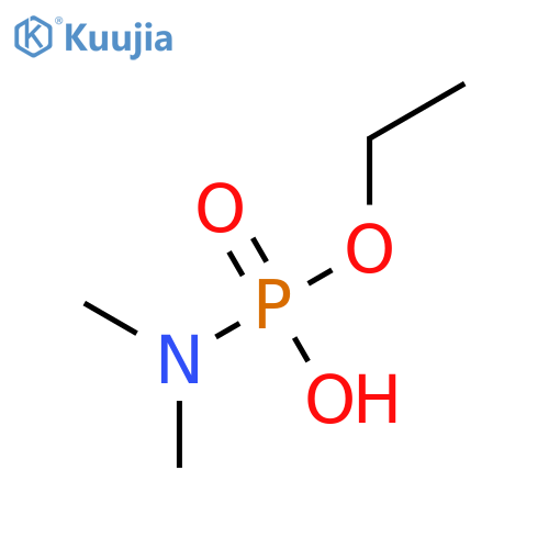 Phosphoramidic acid,N,N-dimethyl-, monoethyl ester structure
