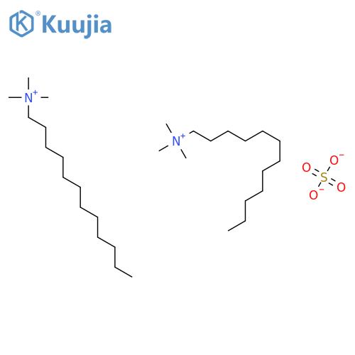 Bis(dodecyltrimethylammonium)sulfate structure